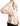 Dolce & Gabbana Dolce & Gabbana Beige Ribbon Silk Stretch Top Blouse - T-Shirts