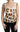Roberto Cavalli Roberto Cavalli White Brown Camisole Underwear Blouse - T-Shirts