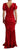 Dolce & Gabbana Dolce & Gabbana Red Silk Stretch Sheath Mermaid Gown Dress - Dresses