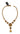 Dolce & Gabbana Dolce & Gabbana Gold Brass Crystal Purple Pink Pearl Pendants Necklace - Jewelry