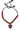 Dolce & Gabbana Dolce & Gabbana Red Blue Beaded DG LOVES LONDON Flag Branded Bracelet - Jewelry