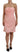 Dolce & Gabbana Dolce & Gabbana Pink Silk Stretch Strapless Sheath Dress - Dresses