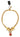 Dolce & Gabbana Dolce & Gabbana Gold Brass Crystal Logo Fruit Floral Statement Necklace - Jewelry