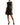 Valentino Valentino Shiny Black Nylon Cut Out A-line Mini Dress - Dresses