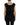 Dolce & Gabbana Dolce & Gabbana Black Cotton Lace Up Logo Round Neck Tank Top - T-Shirts