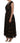 Dolce & Gabbana Dolce & Gabbana Black Silk Brown Fringes A-Line Dress - Apparel & Accessories > Clothing > Dresses Dresses