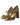 Dolce & Gabbana Dolce & Gabbana Gold Leather Crystal Mary Janes Pumps Shoes - Shoes