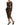 Dolce & Gabbana Dolce & Gabbana Brown Leopard Print Bodycon V-neck Midi Dress - Dresses