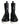 Dolce & Gabbana Dolce & Gabbana Black Leather Combat Mid Calf Boots Shoes - Boots