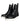Dolce & Gabbana Dolce & Gabbana Black Leather Combat Mid Calf Boots Shoes - Boots