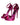 Dolce & Gabbana Dolce & Gabbana Fuchsia KEIRA Heels Ankle Strap Sandals Shoes - Sandals