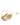 Dolce & Gabbana Dolce & Gabbana Gold Tone 925 Sterling Silver Leaf Crystal Chain Brooch - Jewelry