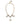 Dolce & Gabbana Dolce & Gabbana Gold Chain Brass Crystal Clock Statement Necklace - Jewelry
