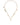 Dolce & Gabbana Dolce & Gabbana Gold Tone Brass Chain Religious Cross Pendant Necklace - Jewelry