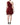 Dolce & Gabbana Dolce & Gabbana Red One Shoulder Pleated A-line Mini Dress - Dresses