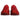 Dolce & Gabbana Dolce & Gabbana Red Leather Daymaster Low Top Sneakers Shoes - Sneakers