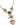 Dolce & Gabbana Dolce & Gabbana Gold Brass Lily Crystal Sacred Heart Pendant Necklace - Jewelry
