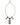 Dolce & Gabbana Dolce & Gabbana Gold Brass Lily Crystal Sacred Heart Pendant Necklace - Jewelry