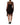 Dolce & Gabbana Dolce & Gabbana Black Lace Trim Long Sleeve Sheath Mini Dress -