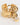 Dolce & Gabbana Dolce & Gabbana Gold Tone Brass Logo Chain Clear Crystals Adjustable Ring -