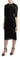 Dolce & Gabbana Dolce & Gabbana Black Floral Lace Sheath Knee Length Dress -