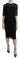 Dolce & Gabbana Dolce & Gabbana Black Floral Lace Sheath Knee Length Dress -