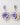 Dolce & Gabbana Dolce & Gabbana Purple Floral Crystal Pearl Drop Clip-On Statement Earrings -