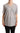 Dolce & Gabbana Dolce & Gabbana Gray Solid 100% Cotton V-neck Top T-shirt - T-Shirts