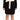 Givenchy Givenchy Black Wool Long Sleeves Belted Mini Sheath Dress - Dresses