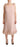 P.A.R.O.S.H. P.A.R.O.S.H. Pink Polyester Sleeveless Midi Feather Shift Dress - Dresses