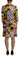 Dolce & Gabbana Dolce & Gabbana Multicolor Charmeuse Floral Sheath Jaquard Pachwork Dress - Dresses