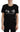 Dolce & Gabbana Black Logo Motive Crewneck Cotton T-shirt