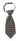 Dolce & Gabbana Black White Geometric 100% Silk Adjustable Accessory Tie