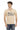Trussardi Action Beige Cotton Men V-Neck T-Shirt