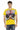 Trussardi Action Yellow Cotton Men T-Shirt