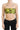 John Galliano Yellow Newspaper Print Cropped Blouse