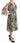 Dolce & Gabbana Dolce & Gabbana Multicolor Green Floral Silk Wrap Midi Dress - Dresses