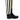 Dolce & Gabbana Dolce & Gabbana Black Rubber Knee High Flat Boots Shoes - Boots