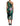Dolce & Gabbana Dolce & Gabbana Green Tropical Jungle Print One Shoulder Midi Dress - Dresses