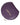 Dolce & Gabbana Purple Calfskin Leather Round Logo Hand Mirror Holder