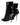 Dolce & Gabbana Dolce & Gabbana Black Patent Leather Crystal Heel Boots Shoes - Boots
