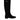 Dolce & Gabbana Dolce & Gabbana Black Suede Leather Knee High Boots Shoes - Boots
