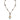 Dolce & Gabbana Dolce & Gabbana Gold Chain Brass Black Beaded Rosary Style Necklace - Jewelry
