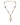 Dolce & Gabbana Dolce & Gabbana Gold Chain Brass Black Beaded Rosary Style Necklace - Jewelry