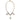 Dolce & Gabbana Dolce & Gabbana Gold Chain Brass Crystal Clock Statement Necklace - Jewelry