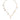 Dolce & Gabbana Dolce & Gabbana Gold Tone Brass Chain Religious Cross Pendant Necklace - Jewelry