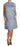 Dolce & Gabbana Light Blue Fringe Shift Gown Dress