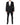 Dolce & Gabbana Black Wool Single Breasted 2 Piece Suit