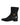 Dolce & Gabbana Dolce & Gabbana Black Leather Flats Logo Short Boots Shoes -