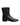 Dolce & Gabbana Dolce & Gabbana Black Leather Flats Logo Short Boots Shoes -